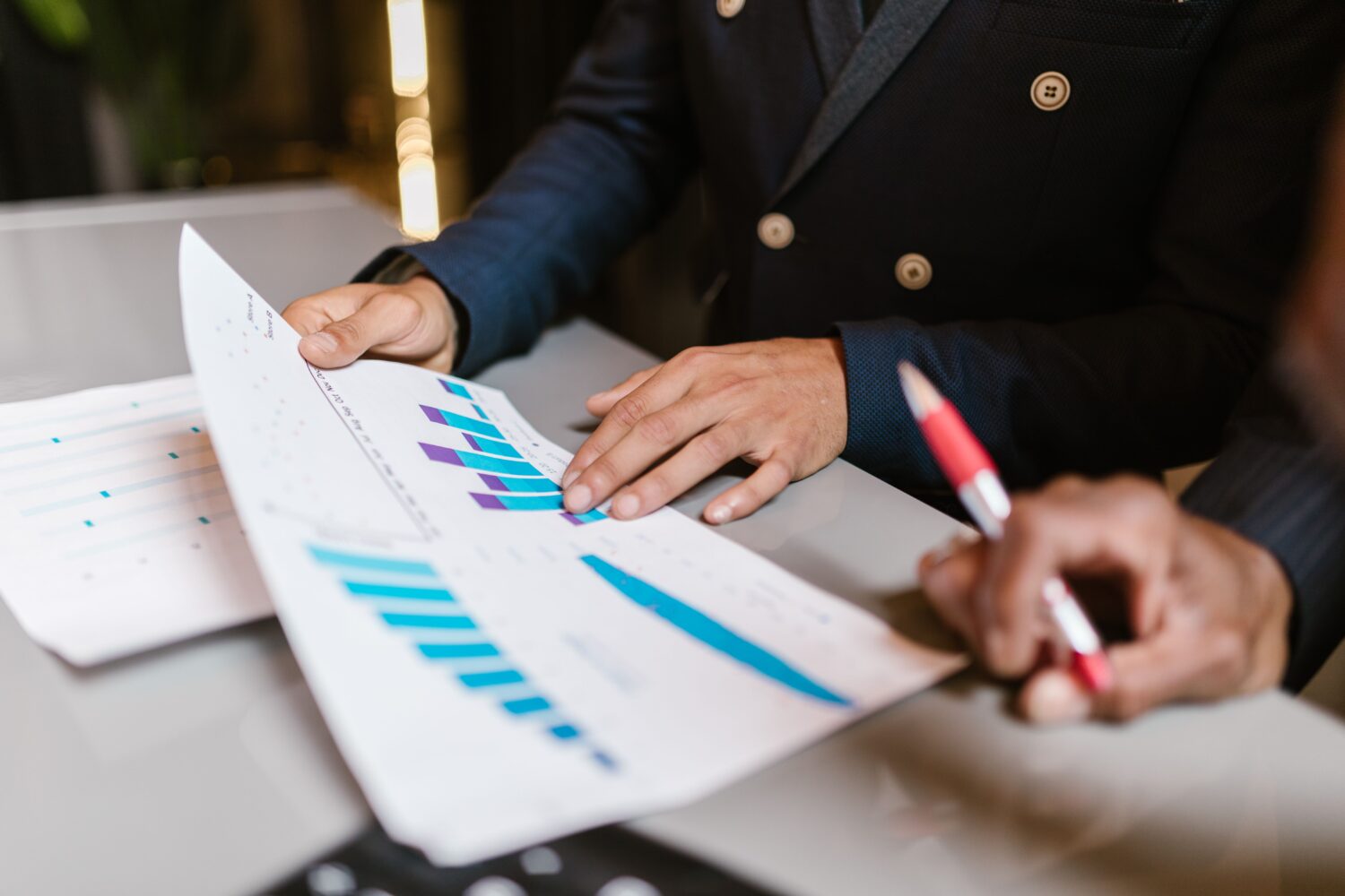 CX team reviewing QBR ROI metrics