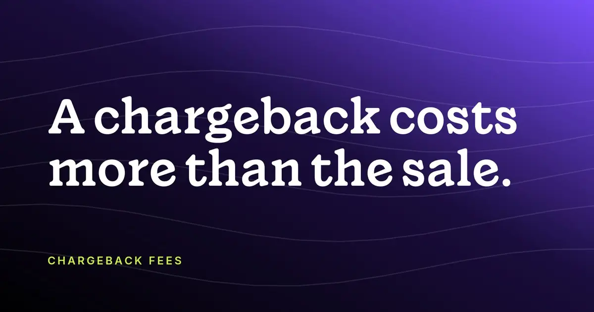 chargeback fees